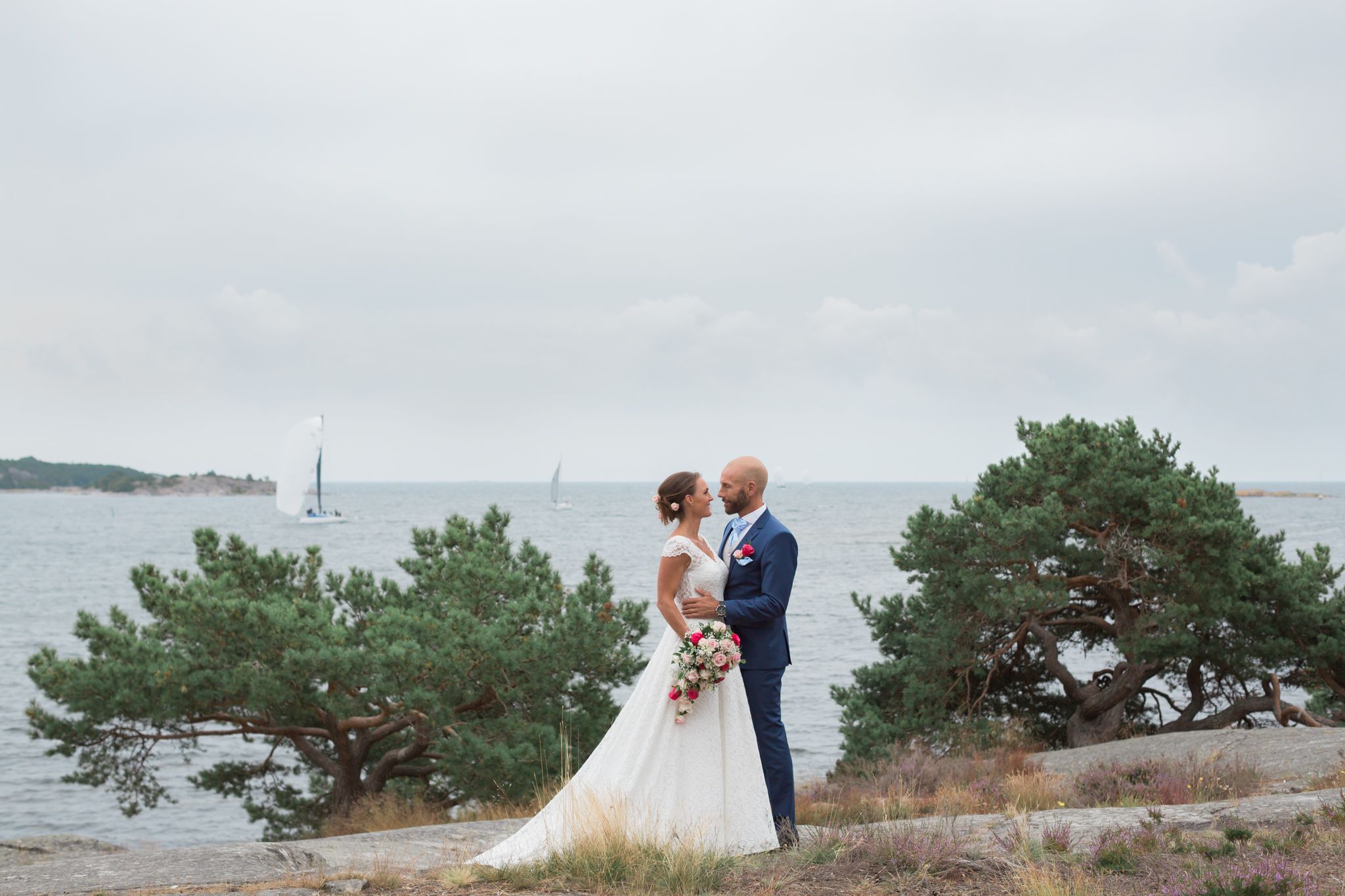 Bröllop på Sandhamn i Stockholms skärgård